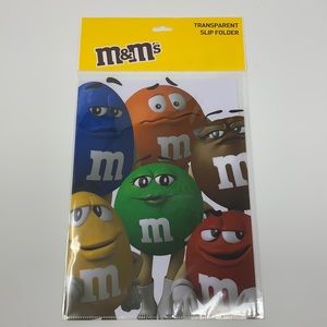 Slip folder M&M’s Transparent Slip Folder 📂 New